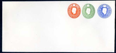 escp859-kgvi-three-colour-stamp-to-order-envelope-mint