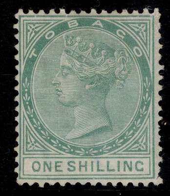 tobago-qv-sg4-1s-green-unused-cat-425-wmk-cc