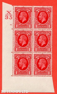 sg-440-n50-1d-scarlet-a-fine-mounted-mint-control-x35-cylinder-42-d-b52949