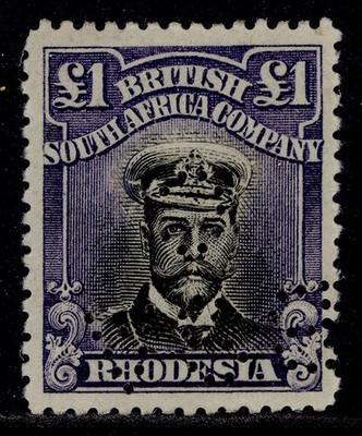 rhodesia-gv-sg255r-1-dp-black-violet-indigo-m-mint-cat-800-die-iiia-perfin