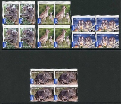 australia-sg3218-21-2009-australian-bush-babies-set-blocks-of-4-u-m