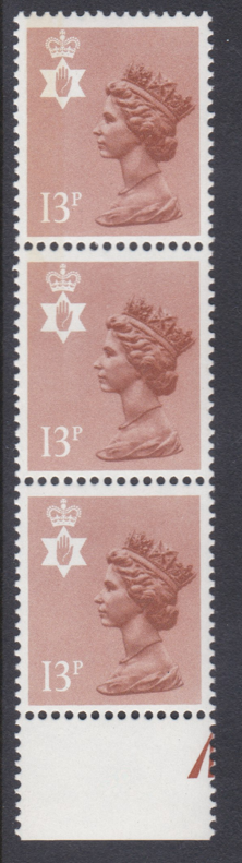 northern-ireland-ni37b-13p-progressive-missing-phosphor-unmounted-mint-s-s