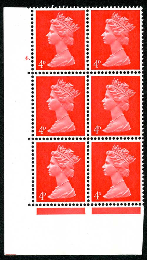 u14-4d-bright-vermillion-pva-head-a-one-4mm-centre-band-cyl-4-dot-perf-a