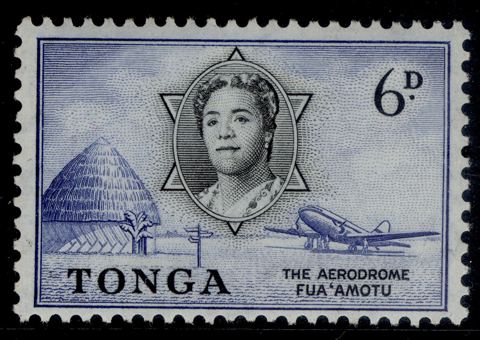 tonga-qeii-sg108-6d-black-deep-blue-nh-mint
