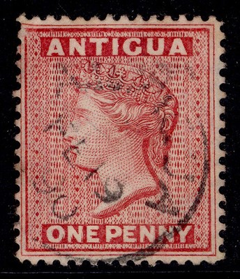 antigua-qv-sg25-1d-carmine-red-fine-used-cds