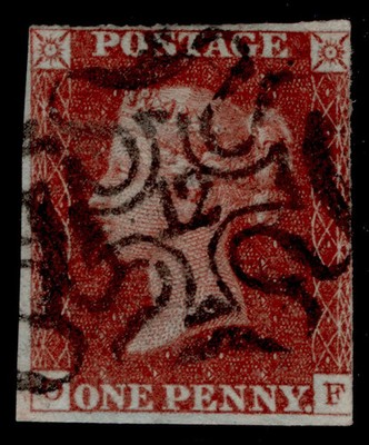 gb-qv-sg8-1d-red-brown-plate-37-used-cat-350-black-mx-with-12-of