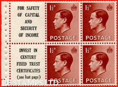 sg-459a-pb5-9-1d-red-brown-an-unmounted-mint-booklet-pane-of-6-b64586