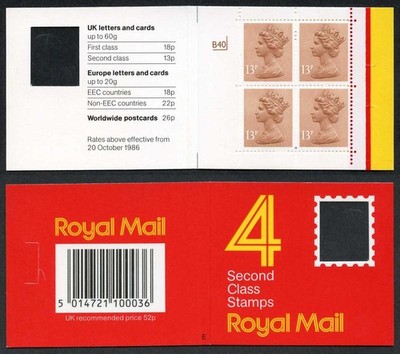db16-1-a-1988-52p-type-1a-4x13p-cb-code-e-cyl-b40-pb75-row-1-window-booklet