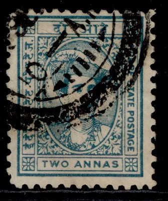 indian-states-indore-gvi-sg40-2a-turquoise-blue-fine-used