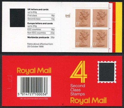 db16-1-a-1988-52p-type-1a-4x13p-cb-code-e-cyl-b40-pb75-row-1-window-booklet