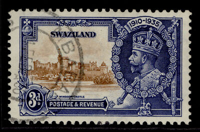 swaziland-gv-sg23-3d-brown-deep-blue-fine-used