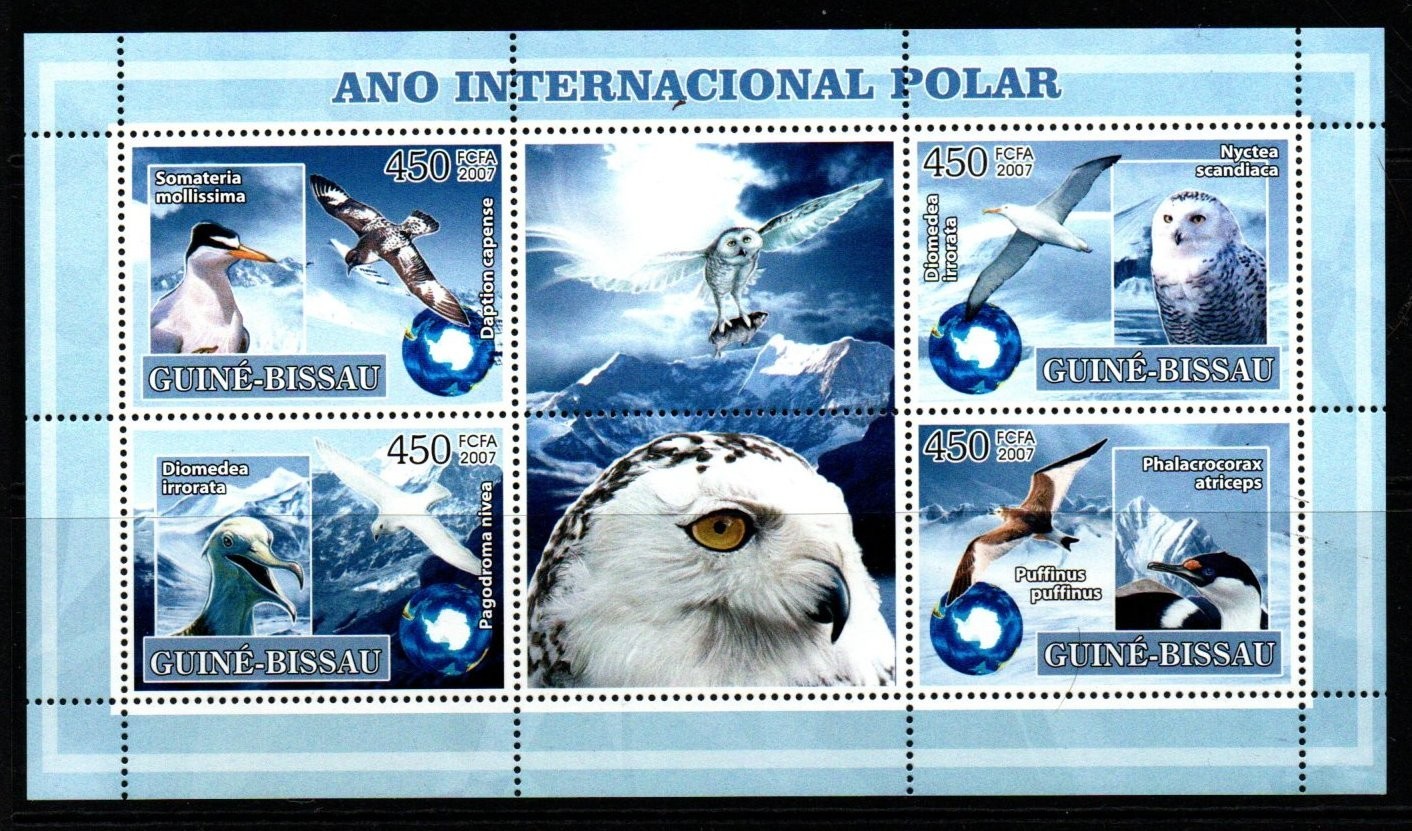 guinea-bissau-2007-international-polar-year-sheetlet-mnh
