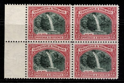 trinidad-tobago-gv-sg238-72c-myrtle-green-carmine-nh-mint-cat-180-block