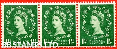 sg-517a-s25m-1d-green-a-mounted-mint-sideways-watermark-coil-strip-b66309