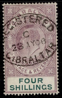gibraltar-edvii-sg63-4s-deep-purple-green-fine-used-cat-450