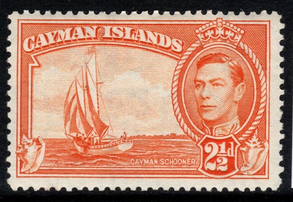 cayman-islands-sg120a-1947-2d-orange-mtd-mint