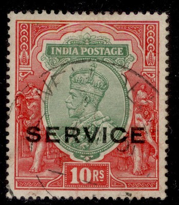 india-gv-sg-o94-10r-green-scarlet-fine-used-cat-120