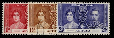 antigua-gvi-sg95-97-1937-coronation-set-fine-used