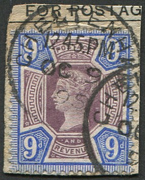 9d-sg-209-2-bright-blue-vfu-cheltenham-1895-cds-tying-to-small