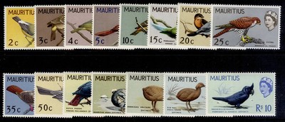 mauritius-qeii-sg317-331-1965-birds-set-nh-mint-cat-85