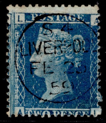 gb-qv-sg45-2d-blue-plate-7-fine-used-cat-50-cds-al