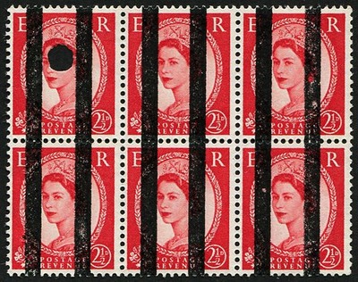 1955-2d-sg-544-booklet-pane-of-six-u-m-ovpt-p-o-training-bars