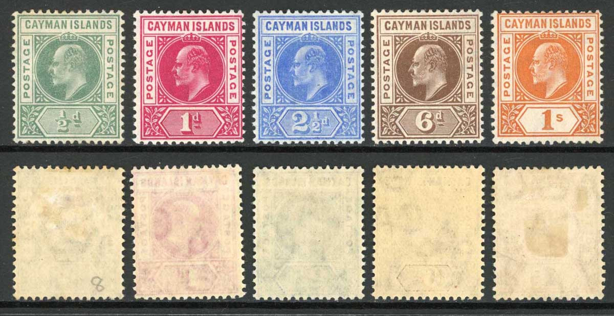 cayman-is-sg8-12-kevii-set-wmk-mult-crown-ca-m-m-cat-95-pounds