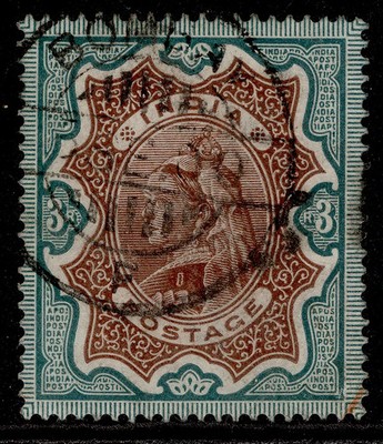 india-qv-sg108-3r-brown-green-fine-used-cat-15