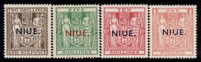 new-zealand-niue-gvi-sg83-86-1941-47-complete-set-vlh-mint-cat-130