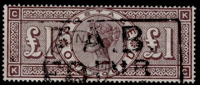 gb-qv-sg185-scarce-1-brown-lilac-wmk-crowns-fu-cat-2750-superb-colour-kc