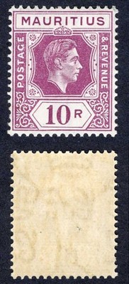 mauritius-sg263-10r-on-chalky-paper-m-m-cat-80-pounds