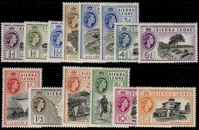 sierra-leone-qeii-sg210-222-1956-61-set-inc-both-3d-perfs-m-mint-cat-99