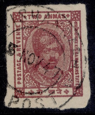 indian-states-kishangarh-gv-sg87-2a-maroon-very-fine-used-cat-60-cds