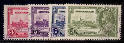 canada-newfoundland-gv-sg250-253-1935-silver-jubilee-set-fine-used-cat-40