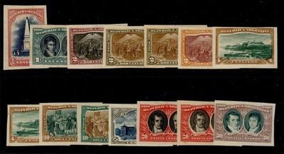 argentina-1910-centenary-imperf-colour-trial-proofs-on-ungummed-paper