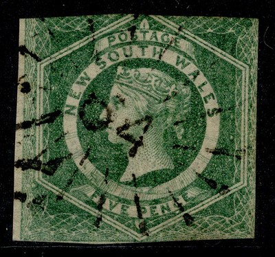 australia-new-south-wales-qv-sg88-5d-dull-green-used-cat-700