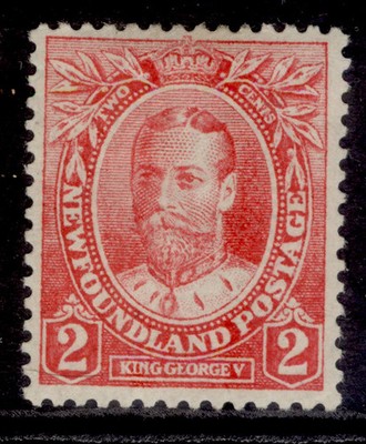 newfoundland-gv-sg118a-2c-rose-red-blurred-impression-m-mint-cat-17