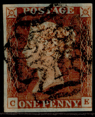 gb-qv-sg8-1d-red-brown-black-mx-plate-13-used-cat-175-ce