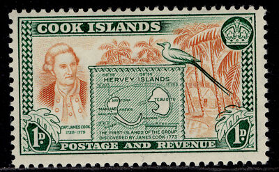 cook-islands-gvi-sg151-1d-chestnut-green-m-mint