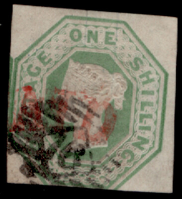 gb-qv-sg54-scarce-1s-pale-green-cut-square-used-cat-1000