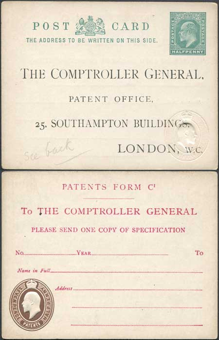 co8-kevii-patent-office-card-with-1-2d-on-front-and-7-1-2d-on-reverse