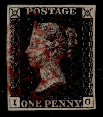 gb-qv-sg1-1d-intense-black-plate-6-fine-used-cat-425-red-mx-ig