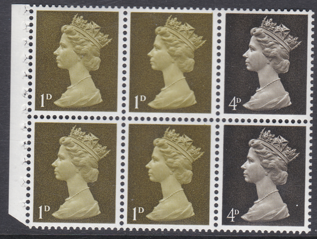 ub3-pre-decimal-machin-booklet-pane-perf-iv-bottom-unmounted-mint