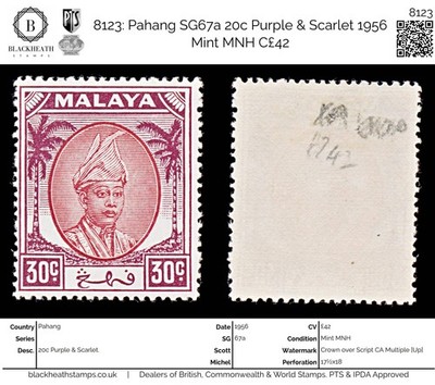 8123-pahang-sg67a-20c-purple-scarlet-1956-mint-mnh-c42