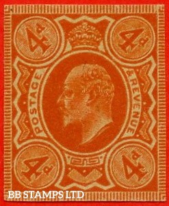 sg-240-4d-orange-on-poor-quality-buff-paper-plate-proof-a-fine-4-marg-b94617
