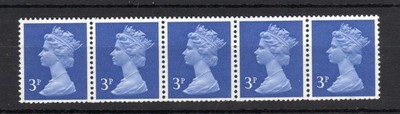 3p-fcp-ga-machin-unmounted-mint-coil-strip-of-5