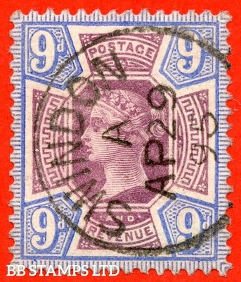 sg-209-k38-1-9d-purple-blue-a-fine-29th-april-1895-swindon-cd-b80170