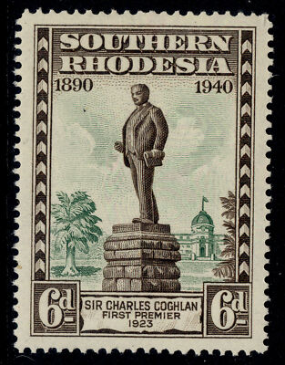southern-rhodesia-gvi-sg59-6d-chocolate-green-lh-mint