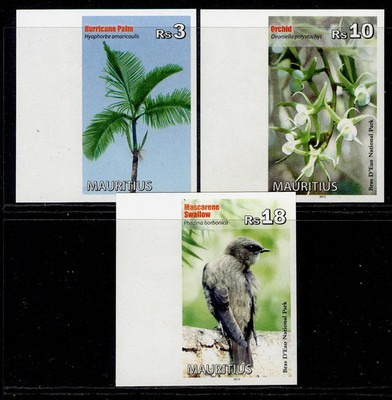 mauritius-qeii-sg1260-1262-2013-imperf-proofs-flora-fauna-set-nh-mint