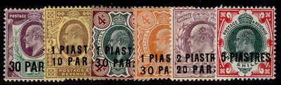 british-levant-edvii-sg16-21-1909-complete-set-m-mint-cat-85